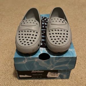 Floafers! Worn once. Light Gray. Size C13.